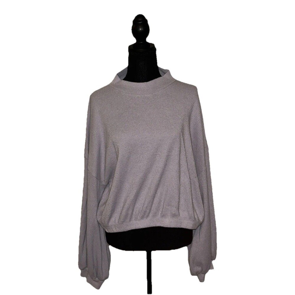 Forever 21 Lavender Long Sleeve Pullover Plus Size 3X High Neck Sweater
